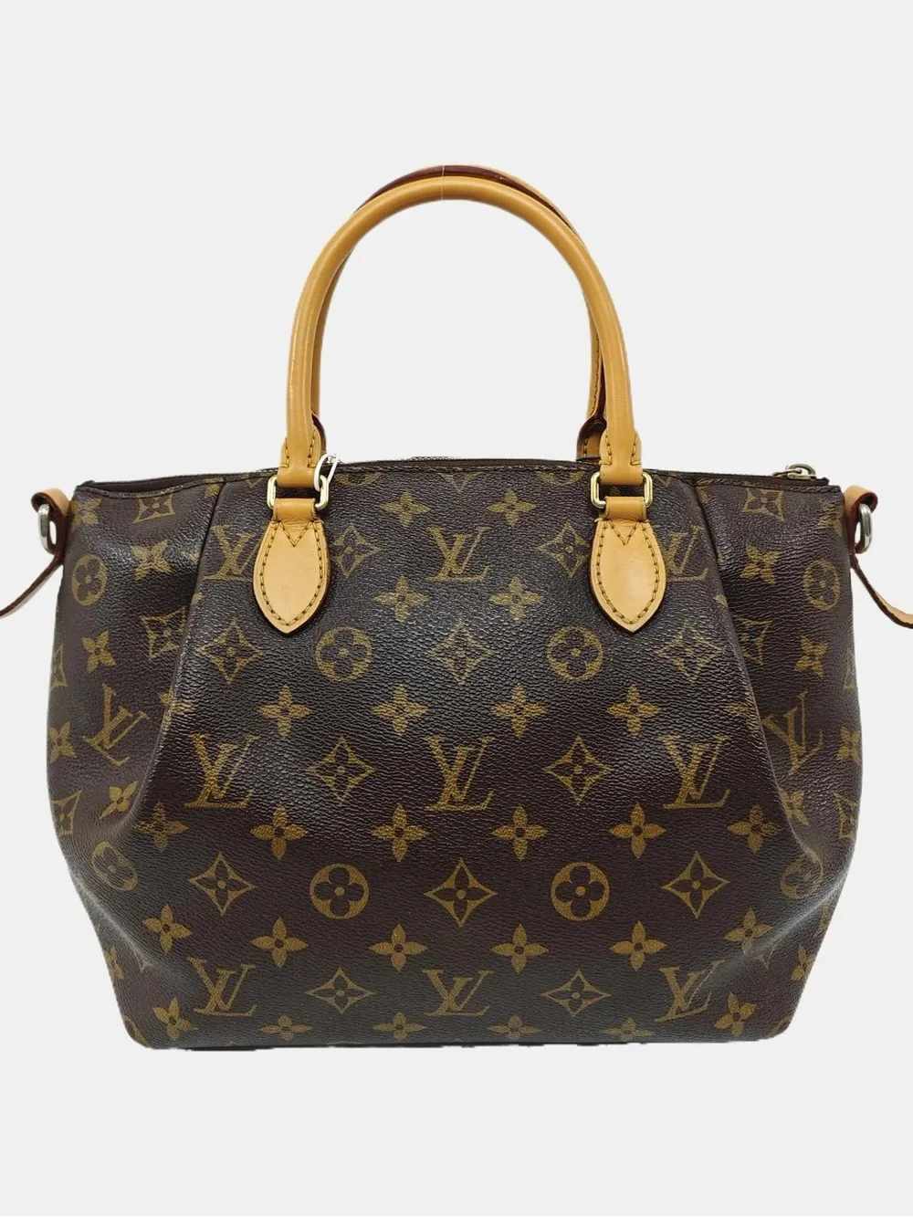 ♥️Louis Vuitton Turenne MM Monogram Canvas Satchel in Brown and Tan Leather♥️
